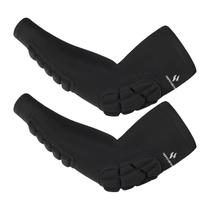 Mangas de braço HOPEFORTH acolchoadas para compressão de cotovelo e antebraço (2 unidades)