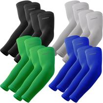 Mangas de braço YQXCC Cooling UV Sun Protection Sports 8 pares Mangas de braço YQXCC Cooling UV Sun Protection Sports 8 pares