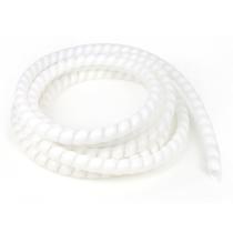 Mangas de cabo Kelepu Spiral Cable Wrap de 3 m para cabos brancos Mangas de cabo Kelepu Spiral Cable Wrap de 3 m para cabos brancos