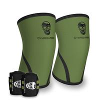 Mangas de cotovelo Gymreapers suportam levantamento de peso em neoprene de 5 mm Mangas de cotovelo Gymreapers suportam levantamento de peso em neoprene de 5 mm