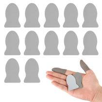 Mangas de dedo para jogos Jawfait Silver Fiber, 12 unidades