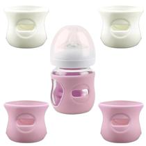 Mangas de mamadeira QinsuiKai para vidro Avent, pacote com 120 ml e 4 Mangas de mamadeira QinsuiKai para vidro Avent, pacote com 120 ml e 4