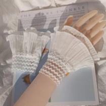 Mangas De Renda Destacáveis Para Suéter, Luvas Decorativas Com Proteção Solar E Babados No Cotovelo Mangas De Renda Destacáveis Para Suéter, Luvas Decorativas Com Proteção Solar E Babados No Cotovelo