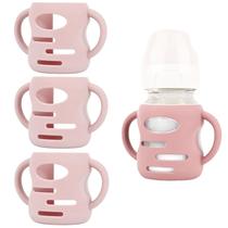 Mangas de Silicona para Biberón Frezonika 5 oz Rosa Paquete de 3 Mangas de Silicona para Biberón Frezonika 5 oz Rosa Paquete de 3