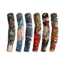 Mangas Elásticas Anti-UV Para Homens E Mulheres, 6 Peças, Para Ciclismo, Baladas E Festas Ao Ar