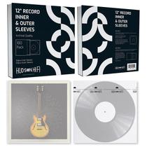 Mangas internas para discos de vinil 50 quilates e capas externas 50 quilates Hudson