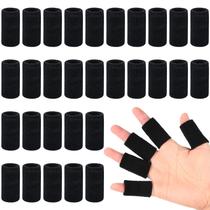Mangas para dedos Skylety Thumb Splint Brace 30 peças pretas Mangas para dedos Skylety Thumb Splint Brace 30 peças pretas