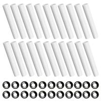 Mangas para roldanas de dobradiça de porta de garagem FORLETOR 22 peças, diâmetro interno de 11 mm Mangas para roldanas de dobradiça de porta de garagem FORLETOR 22 peças, diâmetro interno de 11 mm