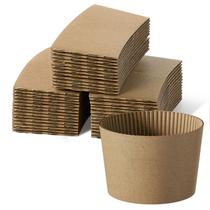 Mangas para xícaras de café JOLLY CHEF Kraft Paper 10-20 onças (pacote com 500)