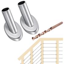 Mangas protetoras Aço inoxidável de grau marinho CKE T316, mangas chanfradas de 45, pacote com 40