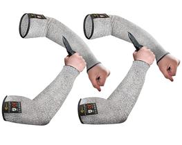 Mangas protetoras Evridwear, resistentes ao corte, 2 pares, cinza Mangas protetoras Evridwear, resistentes ao corte, 2 pares, cinza