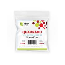 Mangas Quadradas para Cartas 70 x 70 mm - Blue Core Mangas Quadradas para Cartas 70 x 70 mm - Blue Core