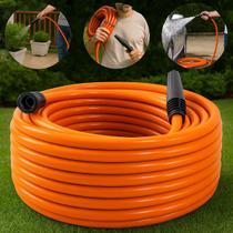 Mangueira 10 Metros 1/2 Silicone Flexível Resistente Jardim