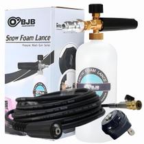 Mangueira 10M Engate Bico Multi Snow Foam Lavadora Para Wap