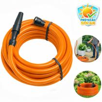 Mangueira 25 Metros 7/16 Silicone Flexível Lavar Casa Jardim