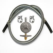 Mangueira Aço 1.50m Registro 1kg Aliança Chama Forte Botijão