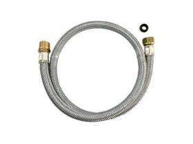 Mangueira Aço 80cm M X F Instalação Gás Gn Glp Nitrílica