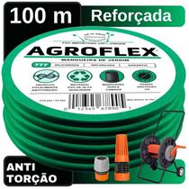 Mangueira Agroflex 100Mts Com Enrolador Tramontina