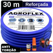Mangueira AgroFlex 30Mt + Carrinho Tramontina