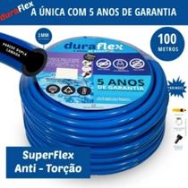 Mangueira Anti-torção Siliconada Azul 100 m Duraflex