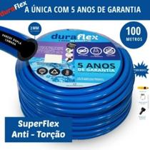 Mangueira Anti-torção Siliconada Azul 100Mts Duraflex