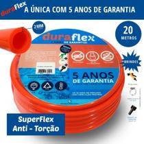 Mangueira Anti-torção Siliconada Laranja 20 Metros Duraflex