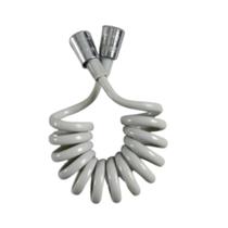 Mangueira aspiral 1.5mt p/duchas Motorhome/barcos/campers - cor cinza