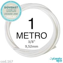 Mangueira Atóxica Branca de 3/8 polegadas (9,52mm) - Ideal para Água Potável Mangueira Atóxica Branca de 3/8 polegadas (9,52mm) - Ideal para Água Potável