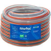 Mangueira Atóxica Em Pvc 14 Mm Transparente Com Tarja Laranja Mantac 6814 50 M Mangueira Atóxica Em Pvc 14 Mm Transparente Com Tarja Laranja Mantac 6814 50 M