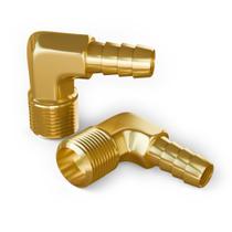 Mangueira Barb to Male NPT Cotovelo de 90 graus de 3/8 polegadas a 1/4 de polegada