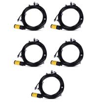 Mangueira Climatizadora Kit 5 UNI Sistema Irrigacao Nevoa Quintal Grama 10M Jardim