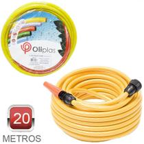 mangueira com esguicho para jardim flexivel trancada siliconada 20m - OLIPLAS mangueira com esguicho para jardim flexivel trancada siliconada 20m - OLIPLAS