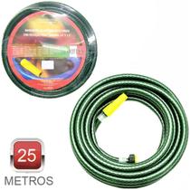 mangueira com esguicho para jardim flexivel trancada verde 25m - BARIFLEX