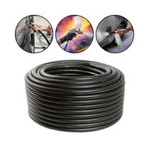 Mangueira Compressor Ar Comprimido Jardim Pt 300 3/8 Com 50m Preto