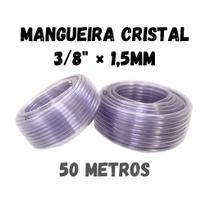 Mangueira Cristal 3/8" 1,5mm 50 Mts.