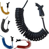 Mangueira de ar com Bico espiral para limpeza de cabines caminhão, máquinas Mangueira de ar com Bico espiral para limpeza de cabines caminhão, máquinas