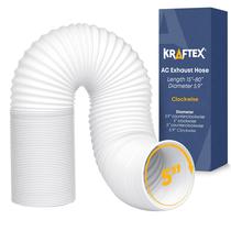Mangueira de ar condicionado portátil Kraftex 5cm de diâmetro 80cm Mangueira de ar condicionado portátil Kraftex 5cm de diâmetro 80cm