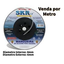 Mangueira de Ar em silicone para Aquario Compressor Aquarismo - Metro