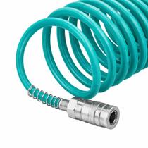 Mangueira de ar espiral 10mt engate rapido 1/4npt