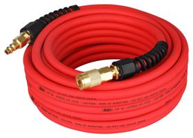Mangueira de ar híbrida Keepro 1/4 de polegada ID x 15,24 m com conexões de latão Mangueira de ar híbrida Keepro 1/4 de polegada ID x 15,24 m com conexões de latão