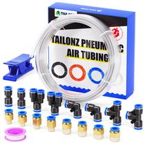 Mangueira de ar TAILONZ PNEUMATIC Poliuretano transparente 8mm OD 5mm ID
