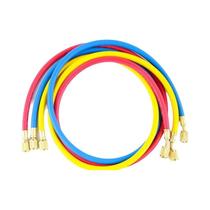 Mangueira De Carga AC Com Rosca SAE De 1/4 Polegada Para Refrigerantes R134a, R12, R22, R404, R502 Mangueira De Carga AC Com Rosca SAE De 1/4 Polegada Para Refrigerantes R134a, R12, R22, R404, R502