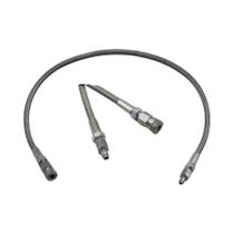 Mangueira De Carga De Alta Pressão Em Aço Inoxidável Com Conector Rápido De 8mm Extensão De Tubo