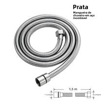 Mangueira De Chuveiro Flexível Em Aço Inoxidável Alta Resistência Para Água Quente E Fria Acessórios