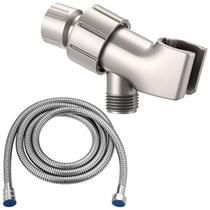 Mangueira de Chuveiro Mimorou 2 m em Aço Inoxidável com Suporte Ajustável Mangueira de Chuveiro Mimorou 2 m em Aço Inoxidável com Suporte Ajustável