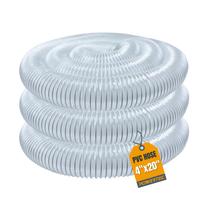 Mangueira de coleta de poeira POWERTEC 4 x 6m 10cm PVC para carpintaria Mangueira de coleta de poeira POWERTEC 4 x 6m 10cm PVC para carpintaria
