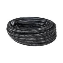Mangueira De Combustível/Óleo De Freio Automotiva Trançada Em Aço Inoxidável PTFE Preta/Prata 10FT