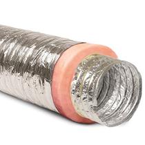 Mangueira de duto de alumínio flexível isolada R-8.0 20cm HVAC Mangueira de duto de alumínio flexível isolada R-8.0 20cm HVAC