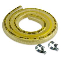 Mangueira de Gás GLP Trançada 1,20 Metros com Abraçadeira Metálica - Force Line