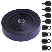 Mangueira De Irrigação Micro perfurada Santeno 100m Diâmetro 1" + 4 União + 4 Fim de Linha